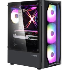 Фото Zalman N4 RGB Tempered Glass без БП Black