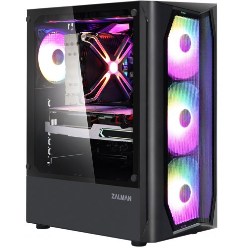 Photo Zalman N4 RGB Tempered Glass без БП Black