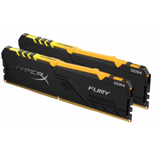 Фото ОЗУ HyperX DDR4 32GB (2x16GB) 3200Mhz Fury RGB (HX432C16FB4AK2/32)