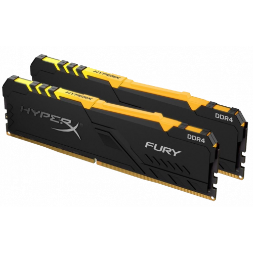 Photo RAM HyperX DDR4 32GB (2x16GB) 3200Mhz Fury RGB (HX432C16FB4AK2/32)