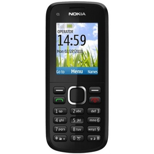 Купить Мобильный телефон Nokia C1-02 Black - цена в Харькове, Киеве, Днепре, Одессе
в интернет-магазине Telemart фото