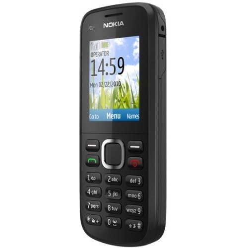Купить Мобильный телефон Nokia C1-02 Black - цена в Харькове, Киеве, Днепре, Одессе
в интернет-магазине Telemart фото