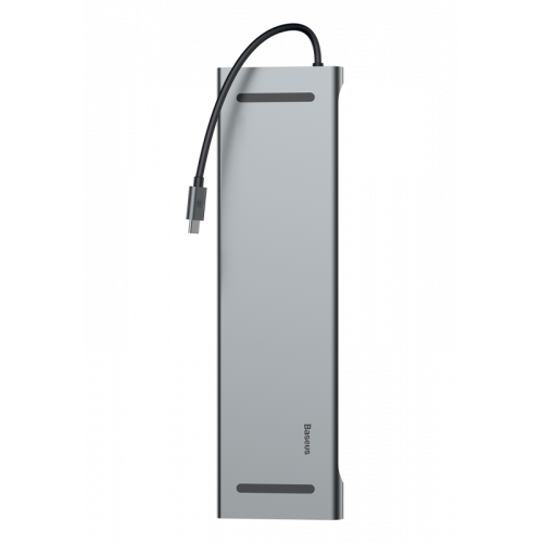 Купить USB-хаб Baseus Enjoyment Series Multi-functional USB Type-C PD 8 in 1 (CATSX-G0G) Gray - цена в Харькове, Киеве, Днепре, Одессе
в интернет-магазине Telemart фото