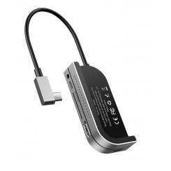 USB-хаб Baseus Bend Angle No. 7 Multifunctional Type-C 5 in 1 (CAHUB-WJ0G) Dark Gray