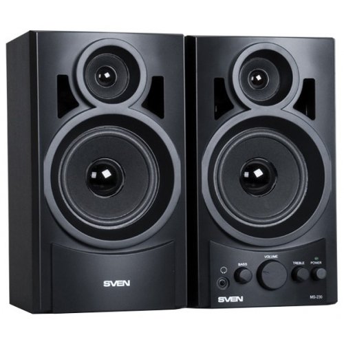 Купити Акустична система SVEN MS-230 Black - ціна в Києві, Львові, Вінниці, Хмельницькому, Франківську, Україні | інтернет-магазин TELEMART.UA фото
