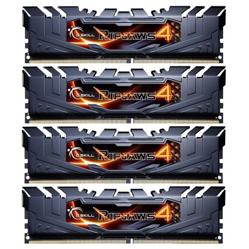 Продать ОЗУ G.Skill DDR4 16GB (4x4GB) 2800Mhz Ripjaws 4 (F4-2800C16Q-16GRK) по Trade-In интернет-магазине Телемарт - Киев, Днепр, Украина фото