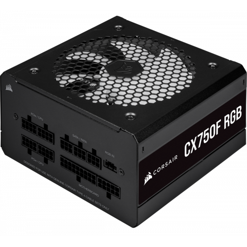Фото Блок живлення Corsair CX750F RGB 750W (CP-9020218-EU)
