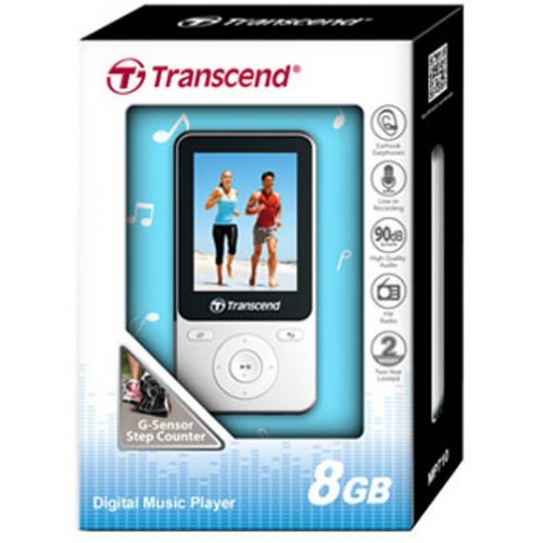 Transcend T-Sonic 710 8G White купити в Україні | Telemart фото