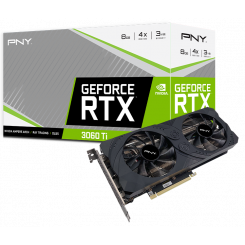 Відеокарта PNY GeForce RTX 3060 Ti UPRISING 8192MB (VCG3060T8DFMPB)