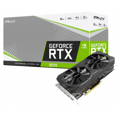Відеокарта PNY GeForce RTX 3070 UPRISING 8192MB (VCG30708DFMPB)