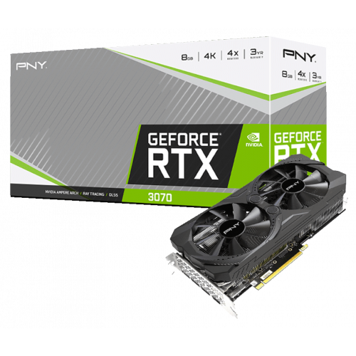 Продать Видеокарта PNY GeForce RTX 3070 UPRISING 8192MB (VCG30708DFMPB) по Trade-In интернет-магазине Телемарт - Киев, Днепр, Украина фото