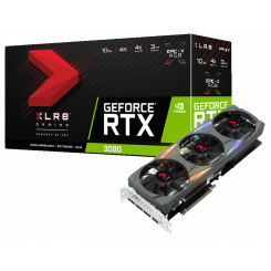 Видеокарта PNY GeForce RTX 3080 XLR8 Gaming UPRISING EPIC-X RGB 10240MB (VCG308010TFXMPB)