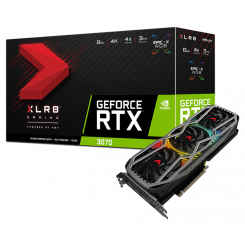 Видеокарта PNY GeForce RTX 3070 XLR8 Gaming REVEL EPIC-X RGB 8192MB (VCG30708TFXPPB)