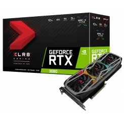 Відеокарта PNY GeForce RTX 3080 XLR8 Gaming REVEL EPIC-X RGB 10240MB (VCG308010TFXPPB)