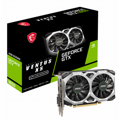 Продати Відеокарта MSI GeForce GTX 1650 D6 VENTUS XS 4096MB (GTX 1650 D6 VENTUS XS V2) за Trade-In у інтернет-магазині Телемарт - Київ, Дніпро, Україна фото