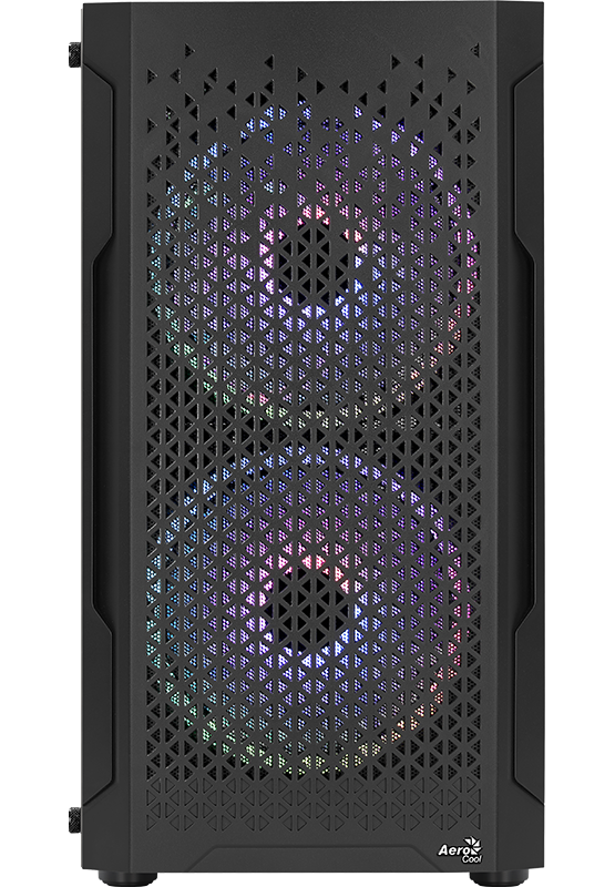 Корпус Aerocool Trinity Mini FRGB Tempered Glass без БЖ Black з ...