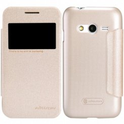 Чохол Чехол Nillkin Sparkle Series для Samsung Galaxy Ace 4 G313 Gold