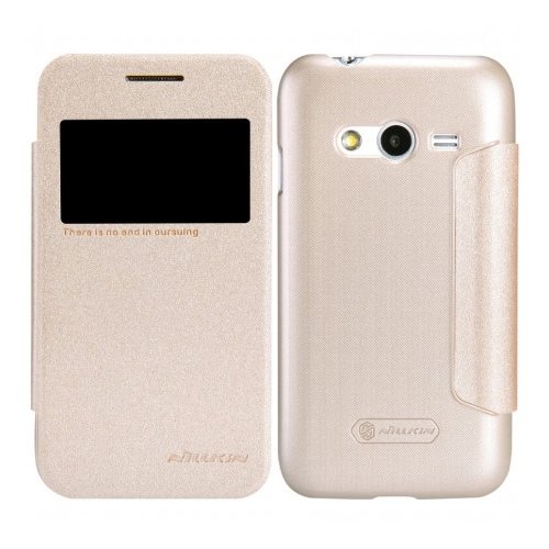 Чохол Чехол Nillkin Sparkle Series для Samsung Galaxy Ace 4 G313 Gold купити в Україні | Telemart фото
