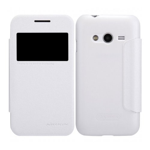 Чохол Чехол Nillkin Sparkle Series для Samsung Galaxy Ace 4 G313 White купити в Україні | Telemart фото