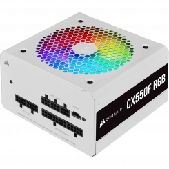 Фото Corsair CX550F RGB 550W (CP-9020225-EU) White