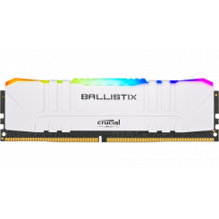 ОЗУ Crucial DDR4 8GB 3200Mhz Ballistix RGB White (BL8G32C16U4WL) OEM