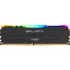 Фото Crucial DDR4 16GB 3600Mhz Ballistix RGB Black (BL16G36C16U4BL)