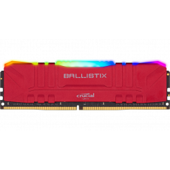 Фото ОЗУ Crucial DDR4 8GB 3600Mhz Ballistix RGB Red (BL8G36C16U4RL)