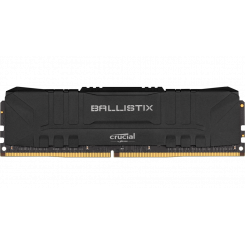 Фото Crucial DDR4 16GB 2666Mhz Ballistix Black (BL16G26C16U4B)