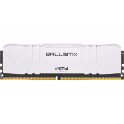 Фото Crucial DDR4 16GB 3000Mhz Ballistix White (BL16G30C15U4W)