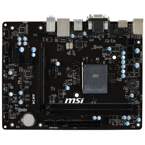 Продати Материнська плата MSI AM1M (sAM1, AMD AM1) за Trade-In у інтернет-магазині Телемарт - Київ, Дніпро, Україна фото