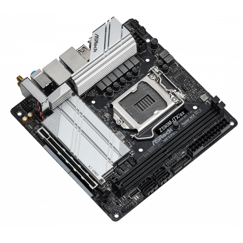 Продать Материнская плата AsRock Z590M-ITX/ax (s1200, Intel Z590) по Trade-In интернет-магазине Телемарт - Киев, Днепр, Украина фото