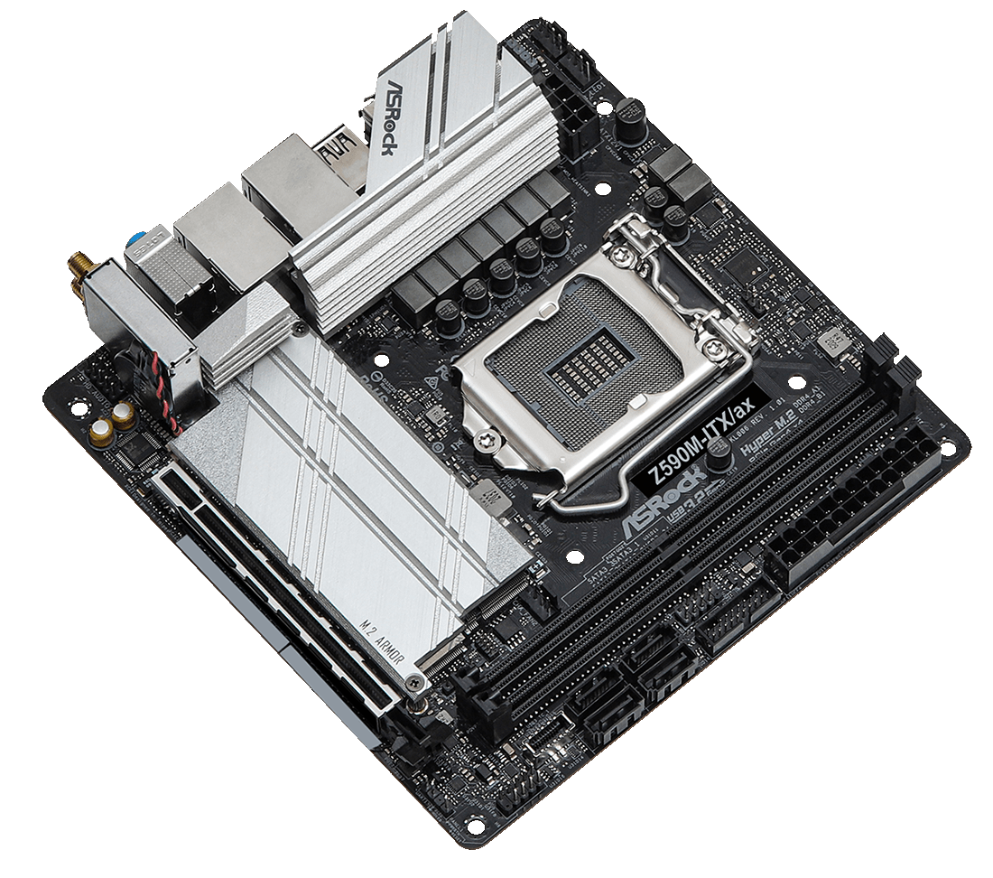 Asrock z590m itx ax обзор