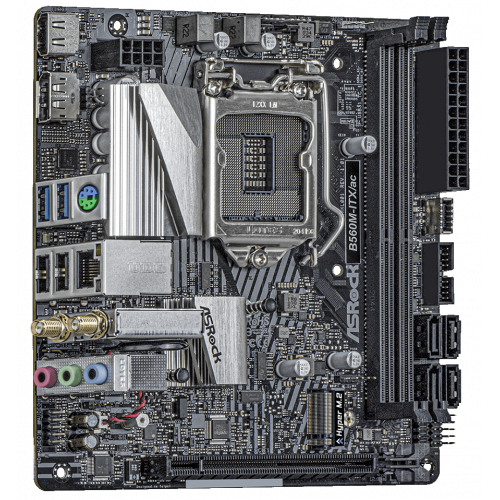 Фото Материнська плата AsRock B560M-ITX/ac (s1200, Intel B560)