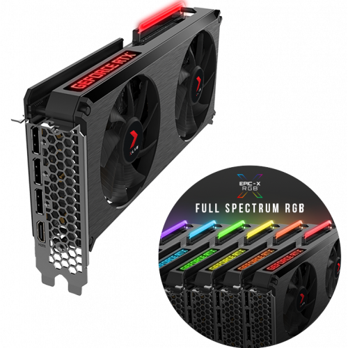 Продати Відеокарта PNY GeForce RTX 3060 XLR8 Gaming REVEL EPIC-X RGB 12288MB (VCG306012DFXPPB) за Trade-In у інтернет-магазині Телемарт - Київ, Дніпро, Україна фото