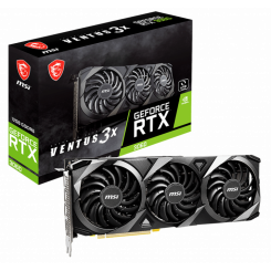 Фото MSI GeForce RTX 3060 VENTUS 3X 12288MB (RTX 3060 VENTUS 3X 12G)