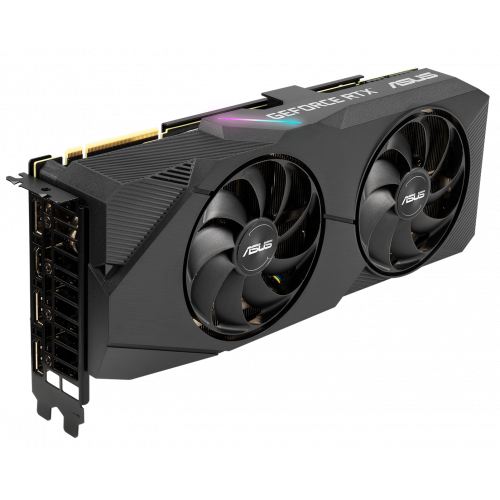 Photo Video Graphic Card Asus GeForce RTX 2070 SUPER Dual Evo OC 8192MB (DUAL-RTX2070S-O8G-EVO FR) Factory Recertified
