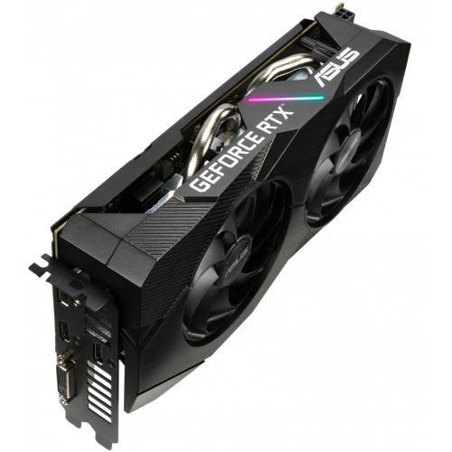 Photo Video Graphic Card Asus GeForce RTX 2060 Dual Evo OC 6144MB (DUAL-RTX2060-O6G-EVO FR) Factory Recertified