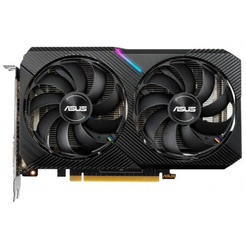 Продати Відеокарта Asus GeForce GTX 1660 SUPER Dual Mini OC 6144MB (DUAL-GTX1660S-O6G-MINI FR) Factory Recertified за Trade-In у інтернет-магазині Телемарт - Київ, Дніпро, Україна фото