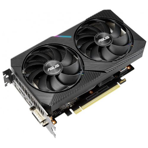 Продати Відеокарта Asus GeForce GTX 1660 SUPER Dual Mini OC 6144MB (DUAL-GTX1660S-O6G-MINI FR) Factory Recertified за Trade-In у інтернет-магазині Телемарт - Київ, Дніпро, Україна фото