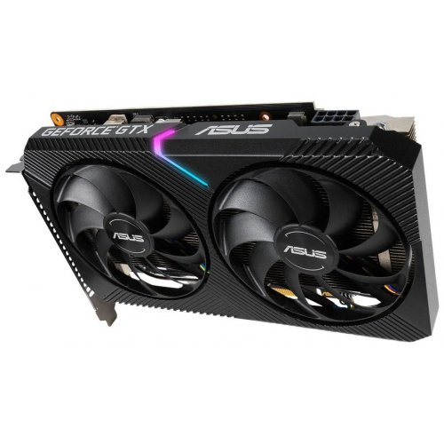 Продати Відеокарта Asus GeForce GTX 1660 SUPER Dual Mini OC 6144MB (DUAL-GTX1660S-O6G-MINI FR) Factory Recertified за Trade-In у інтернет-магазині Телемарт - Київ, Дніпро, Україна фото