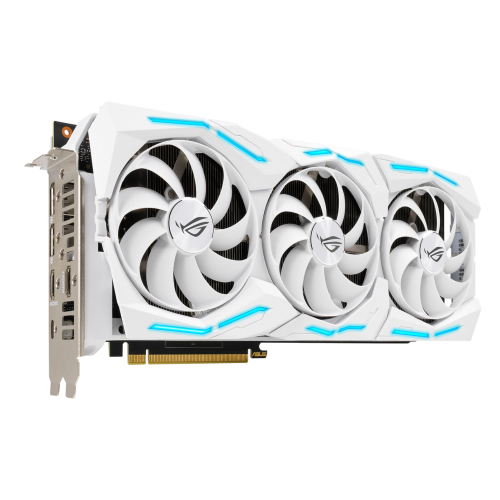Photo Video Graphic Card Asus ROG GeForce RTX 2080 SUPER STRIX OC White 8192MB (ROG-STRIX-RTX2080S-O8G-WHITE FR) Factory Recertified