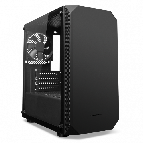 Продати Корпус Tecware Nova M Tempered Glass без БП (TWCA-NOVAM-BK) Black за Trade-In у інтернет-магазині Телемарт - Київ, Дніпро, Україна фото