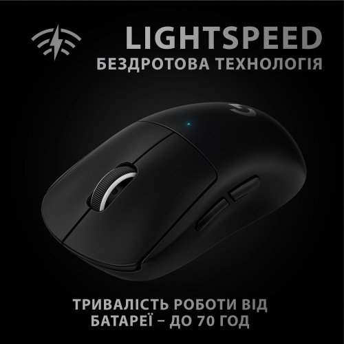 Photo Mouse Logitech G Pro X SUPERLIGHT (910-005880) Black