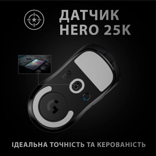 Фото Мышка Logitech G Pro X SUPERLIGHT (910-005880) Black