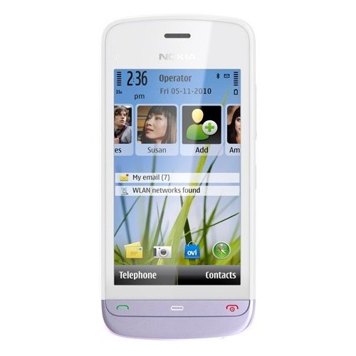 Купить Мобильный телефон Nokia C5-03 White Lilac - цена в Харькове, Киеве, Днепре, Одессе
в интернет-магазине Telemart фото