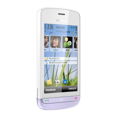 Купить Мобильный телефон Nokia C5-03 White Lilac - цена в Харькове, Киеве, Днепре, Одессе
в интернет-магазине Telemart фото