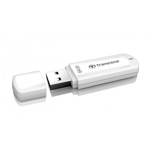 Накопичувач Transcend JetFlash 370 64GB White (TS64GJF370) купити в Україні | Telemart фото