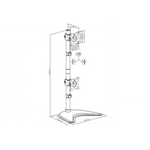 Кронштейн ITech 13-26" (MBS-21M) Black купить в Украине | Telemart фото