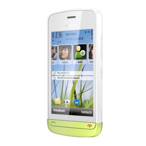 Купить Мобильный телефон Nokia C5-03 White Lime Green - цена в Харькове, Киеве, Днепре, Одессе
в интернет-магазине Telemart фото