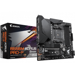 Фото Gigabyte B550M AORUS PRO-P (sAM4, AMD B550)